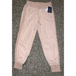 GAP Women’s Linen Jogger Pants Small Pink Fairy Drawstring NWT